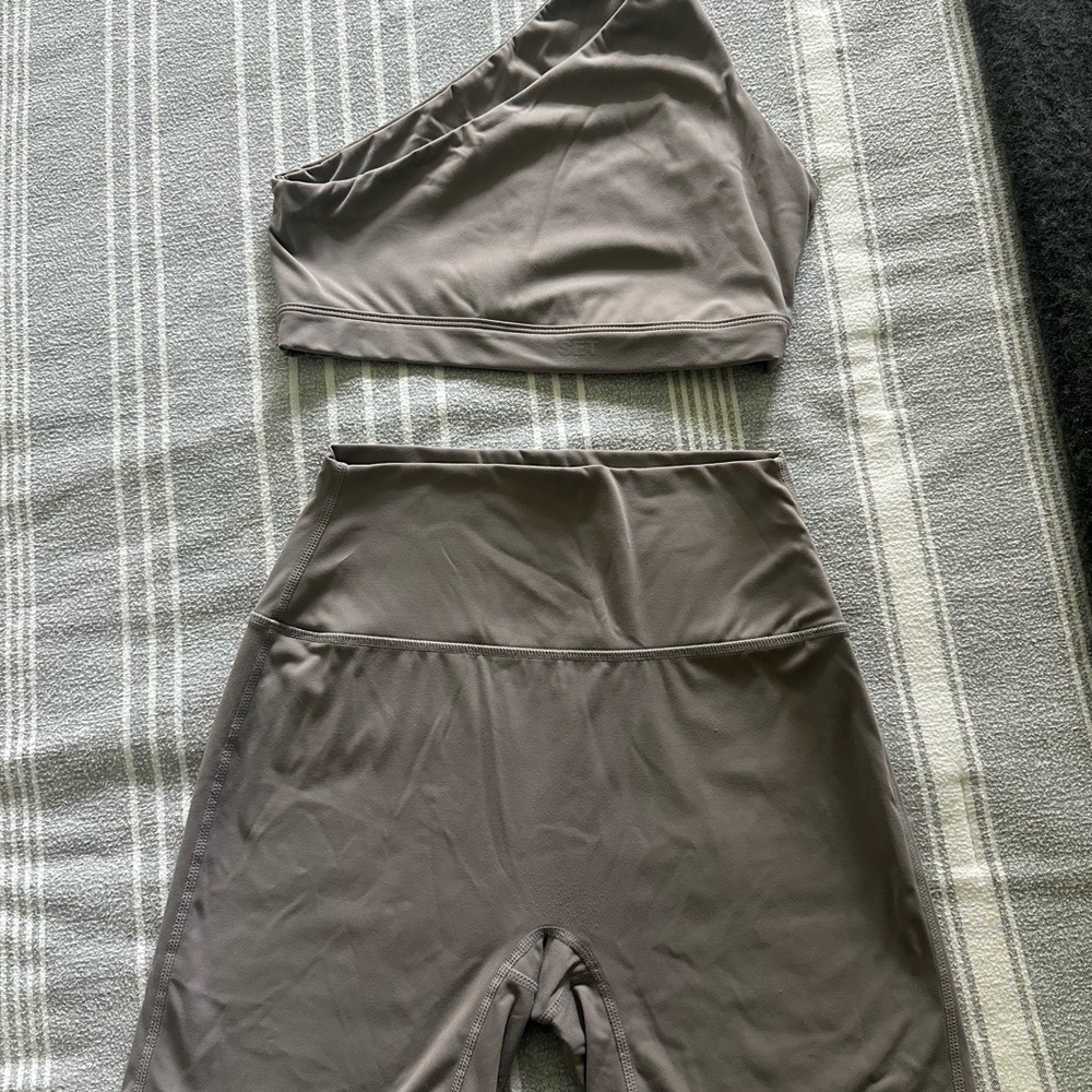 SET Active Tan Biker Shorts